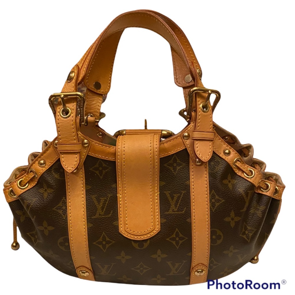 RARE LIMITED EDITION LOUIS VUITTON THEDA HANDBAG MONOGRAM LV 2003 AUTHENTIC - Picture 3 of 16